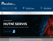 Tablet Screenshot of ferostal.cz